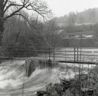 Footbridge in Ceinws / Esgairgeiliog crossing...