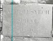 Aberglesyrch School Slate Nameplate1850