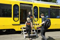 A tram called "Cardiff" - Stuttgart