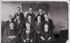 Group of Men with a Trophy