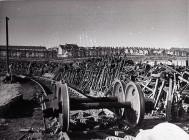 Engine Wheels in Woodham's Scrap Yard