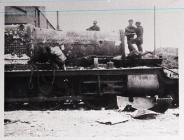 Dismantling the Boiler of an Old Steam Engine