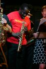 Jason Yarde playing with Wonderbrass at the...