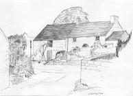 The Sages, Colwinston, nr Cowbridge - sketch  