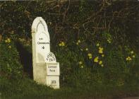 Milestone 1835, Crack Hill, nr Colwinston 