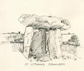 St Lythans cromlech, nr Barry 1992  