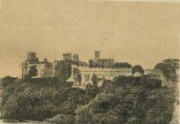 St Donats castle, nr Cowbridge - engraving 