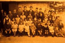 School group, Llysworney, nr Cowbridge ca 1940s  