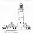 Nash Point lighthouse, nr Llantwit Major 1993  