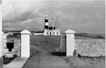 Nash Point lighthouse, nr Llantwit Major 1961 