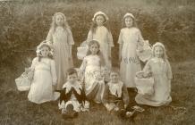 Penllyn, near Cowbridge - carnival group 1911 