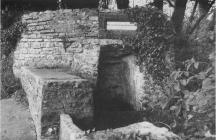 Dr. Salmon's well, Penllyn 1970s 