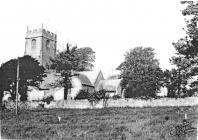 Llanblethian church, near Cowbridge 1949 