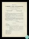 Cardiff New Synagogue Annual General Meeting,...