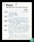 Letter from Raymond Wolfe, the editor of CAJEX,...
