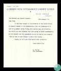 Letter from the Cardiff New Synagogue Ladies&...