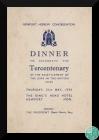 Menu booklet for a dinner held by the Newport ...
