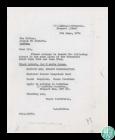 Letters regarding the advertisement,...