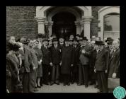 Photograph of the opening of the Jewish Home...