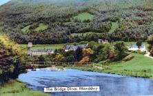 Dinas Mawddwy From River Dyfi, 1930s