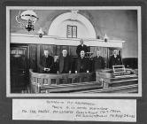 Elders Inside Bethania Chapel, Aberangell