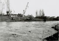 Construction of Cambrian Bridge, Newtown, 1992