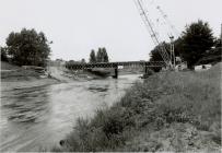 Construction of Cambrian Bridge, Newtown, 1992