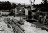 Construction of Cambrian Bridge, Newtown, 1992