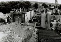 Construction of Cambrian Bridge, Newtown, 1992