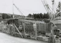 Construction of Cambrian Bridge, Newtown, 1992