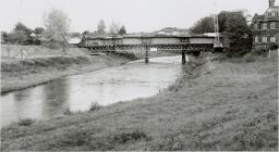 Construction of Cambrian Bridge, Newtown, 1992