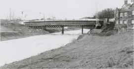 Construction of Cambrian Bridge, Newtown, 1992