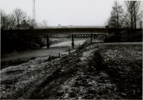 Construction of Cambrian Bridge, Newtown, 1992