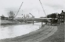 Construction of Cambrian Bridge, Newtown, 1992