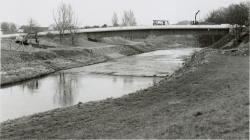 Building work for Cambrian Bridge, Newtown, 1993