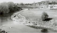 Building work for Cambrian Bridge, Newtown, 1993