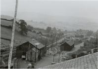 Gorsaf Reilffordd y Drenewydd, llinell Aberystwyth