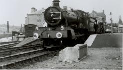 Steam locomotive 7803 at Newtown Railway Station