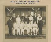 Barry Cricket and Athletic Club, Wednesday...