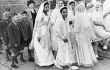 Confirmation Procession at St. Helen's...