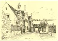 Cowbridge Grammar School, Church St, sketch  