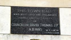 Cowbridge Town Hall - plaque 2004 