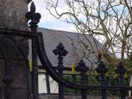 Holy Cross church, Cowbridge - iron gates 2004 