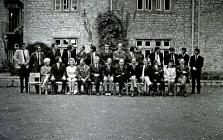 Cowbridge Grammar School staff group ca 1970 