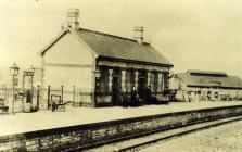 Cowbridge railway station ca 1905 
