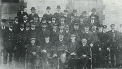 Cowbridge station staff ca 1900 