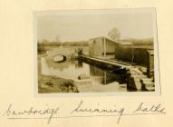 Cowbridge swimming baths, river Thaw 1926 