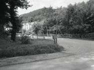 The road bridge over the Afon Angell, Aberangell