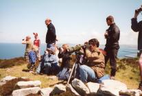 Seawatching on coast walk event