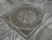 Four Seasons Mosaic detail – cupid with dying...